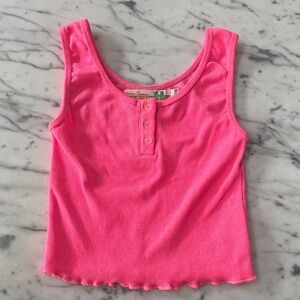 Vintage Havana Vibrant Pink Kids Tank Top